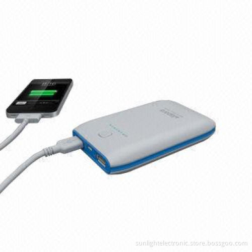 Power Bank, 10,000mAh Capacity for iPhone, iPad, HTC, Samsung, 5V DC/2,100mAh Maximum Output